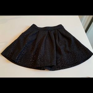 Imoga skirt Black/gold embroidered pattern 3T